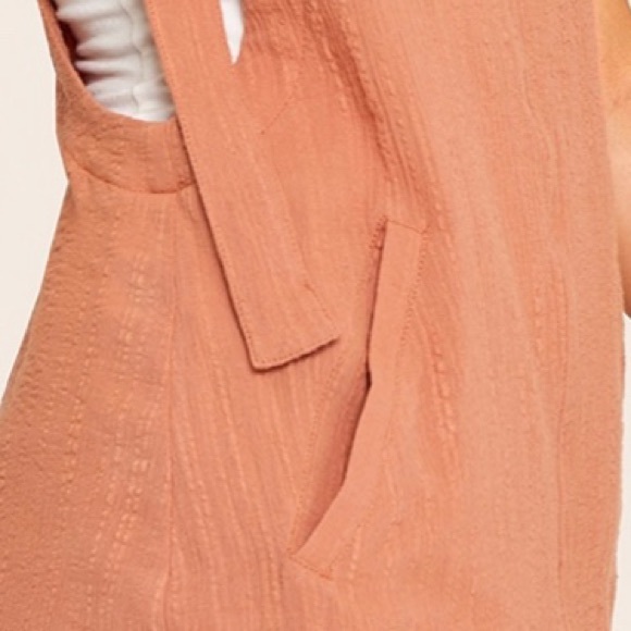 🧡Knotted Strap Overall Shorts - Picture 6 of 7